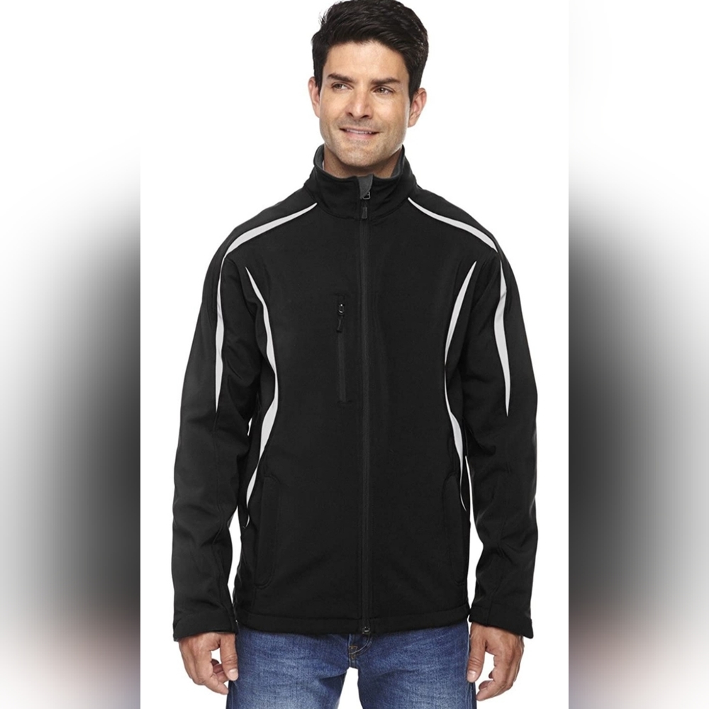 North End Mens Compass Color Block Soft Shell Jacket - Picture 2 of 16